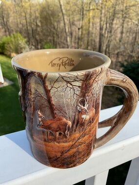Terry Redlin Leaving the Sanctuary Wildlife Art Mug Hadley Collection